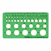 クラウン　テンプレート　製図用テンプレー　製図　デザイン