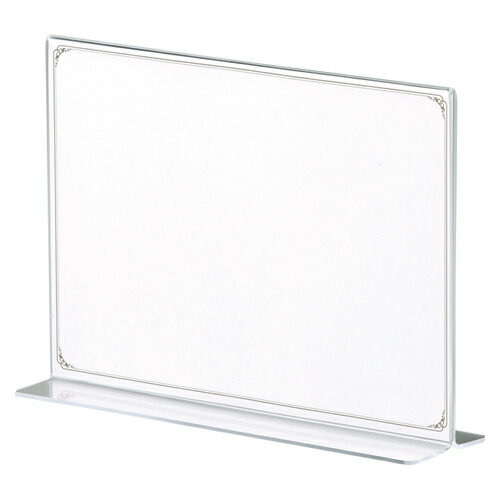 クラウン　T型メニューアクリル製　CR-MN185-T