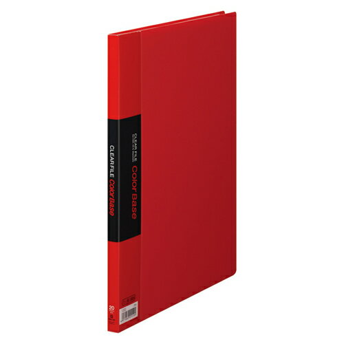 クリアーファイルカラーベースS　赤