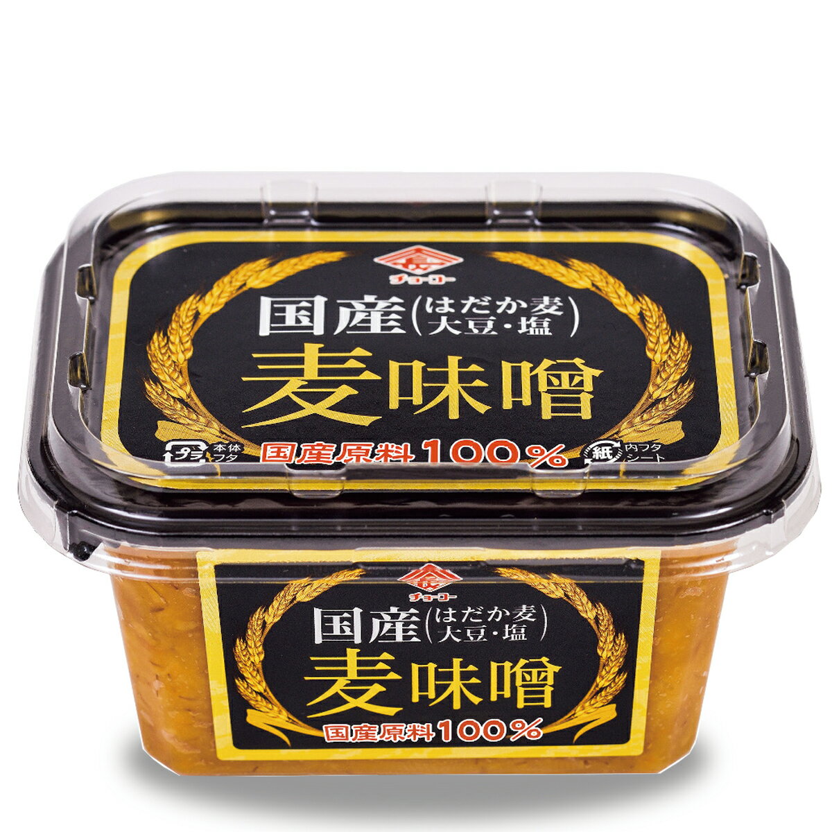 国産麦味噌 270g【チョーコー醤油】麦味噌 国産原料(はだか麦・大豆・塩)100%使用