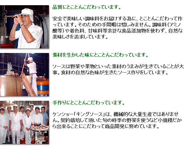 ウスターソース 300ml×12本セット プレミアム 自然派 スパイシーソース キングソース ケンショー 高知契約農家の野菜使用 室戸海洋深層水塩 昆布 じゃこ とんかつ フライ 焼きそば お好み焼き サラダ chokuhan-10052277 アグリファーム高知 サンプル画像3