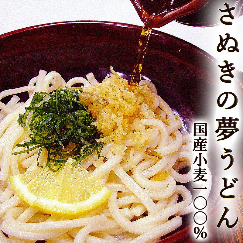 さぬきの夢うどん 国産小麦100％ 300g×10袋セット 送料無料 讃岐うどん 半生うどん 香川産 本場 udon コシ もちもち さぬきうどん かけ ぶっかけ 釜揚げ 釜玉 ざる 冷やし しっぽく きつね 月見 天ぷら カレー 四国 ご当地 取り寄せ ギフトのサムネイル