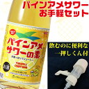 アレ パインアメサワー の素 1800ml ( ´◎｀)スー パインアメ コラボ 割り材 ワンプッシュ 定量ディスペンサー 一押くん サワー 濃縮 中野BC 長久庵 ニュースランナー