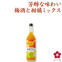 紀州の梅酒と柑橘ミックス 720ml 四合瓶 カクテル梅酒 甘い梅酒 フルーティー さっぱり ロック ソーダ割り アレンジ 料理に合う 和歌山 南高梅 UMESHUfor(4)