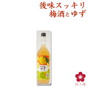 紀州の梅酒とゆず ゆず梅酒 720ml 四合瓶 箱入り プレゼント ギフト カクテル梅酒 甘い梅酒 フルーティー さっぱり ロック ソーダ割り アレンジ 料理に合う 和歌山 南高梅 UMESHUfor
