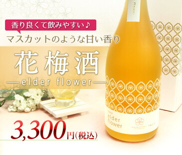 お酒 梅酒 ギフト 送料無料 ギフト プレゼント ギフト 女性 絶対喜ぶ お酒 可愛い リキュール おしゃれ 花梅酒 elder flower 赤箱【花 女性 誕生日 プレゼント お祝い エルダーフラワー お酒 出産 内祝い】GIFT