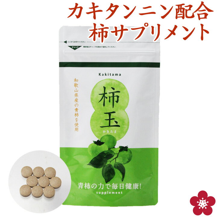 青柿 柿 カキタンニン 柿タンニン ポリフェノール コレステロール 健康食品 サプリ 国産 サプリ サプリメント奈良 効果 柿玉 柿渋 食生活 消臭 加齢臭 送料無料 1ヶ月分 長久庵 和歌山 465粒 …