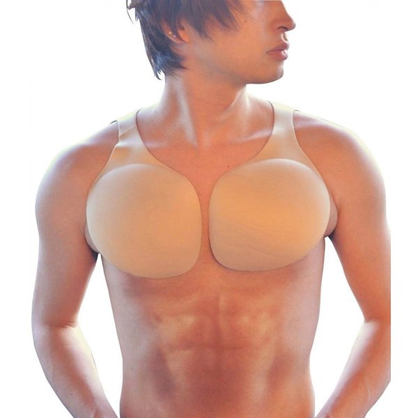 ♯Tシャツをセクシーに着こなす◆メンズ ファッション 頼もしい胸元に ミライ筋パット 筋肉 胸筋 胸板 ハロウィン コスプレ プロテイン ベンチプレス おしゃれ...