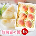 加納岩の桃 6玉 まるかの桃 山梨 加納岩 桃 もも モモ 果物 フルーツ ギフト フルーツギフト お中元 御中元 夏ギフト 暑中見舞い お誕生日 お祝い 内祝...