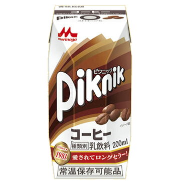 森永 ピクニック コーヒー 200ml (紙パック) 200ml×12本