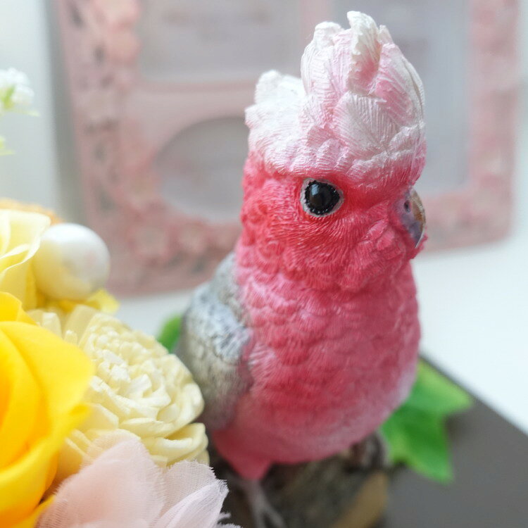 プレゼント 花束 モモイロインコ 母の日 フラワーギフト 贈り物 ギフト フラワーア...