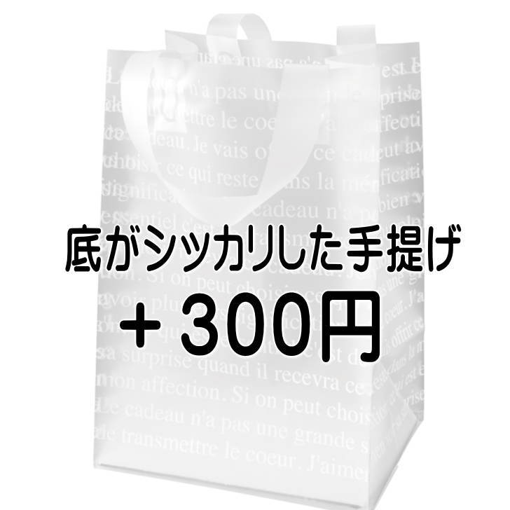 【オプション】底がしっかりした手提げ　200円