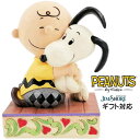 スヌーピー&チャーリーブラウン ハグ クリスマスプレゼント フィギュア プレゼント ギフト グッズ お祝い 人形 置物 ジムショア グッズ 結婚祝い 入籍祝い ...