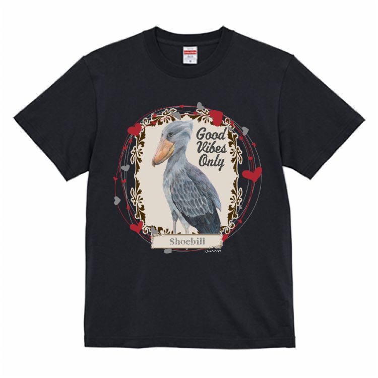 ハシビロコウ グッズ Tシャツ かわいい ギフト 誕生日 実用的なプレゼント 鳥 雑貨 お祝い 名入れ 名前入れ 文字入れ 対応商品 還暦祝い 動物 鳥好き インコグッズ 洋服 レディース メンズ ホワイト ブラック ピンク 白 黒 記念品 KYAPIArt きゃぴあーと chopindesign-10000479 ショパンデザイン 楽天市場店 サンプル画像3