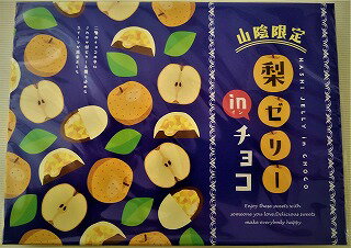 冬季限定【梨ゼリーinチョコ 20個入】山陰 鳥取 島根 お土産 贈り物 お礼 お返し チョコ 梨チョコ おやつ お菓子