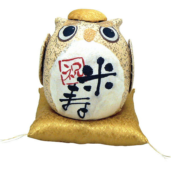 樂天商城 - ちぎり和紙　長寿の祝いふくろう　米寿　贈り物