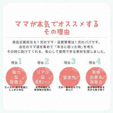 【あす楽対応】バイバイウィルス除菌消臭 for famiy トリガータイプ 300ml万が一口に入っても安心の無着色・アルコールフリーの除菌剤 ミスト スプレー 生活雑貨 抗菌 除菌 衛生用品 ウィルス インフルエンザ 予防 対策 雑貨小物店 母の日 プレゼント