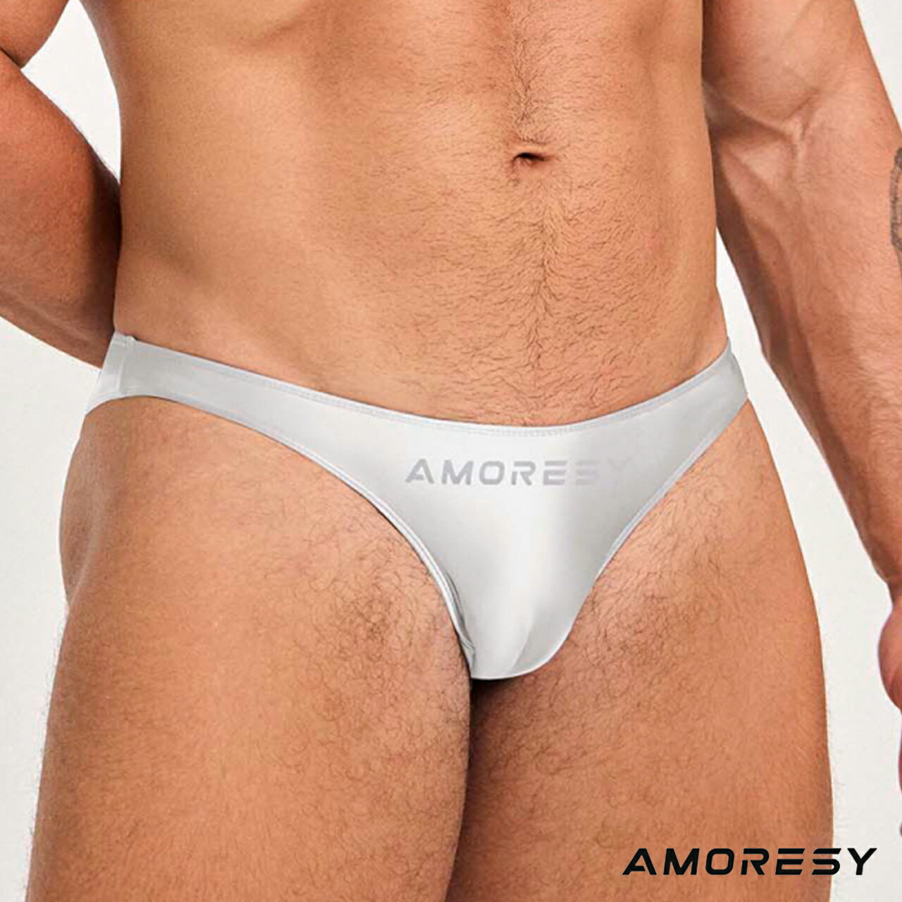 AMORESY アモレシー Oceanus メンズ 水着 ソング ビキニ 競パン Tバック ストレッチ 水泳パンツ ブリーフ サポーター ローライズ 下着 インナー Vパンツ 送料無料