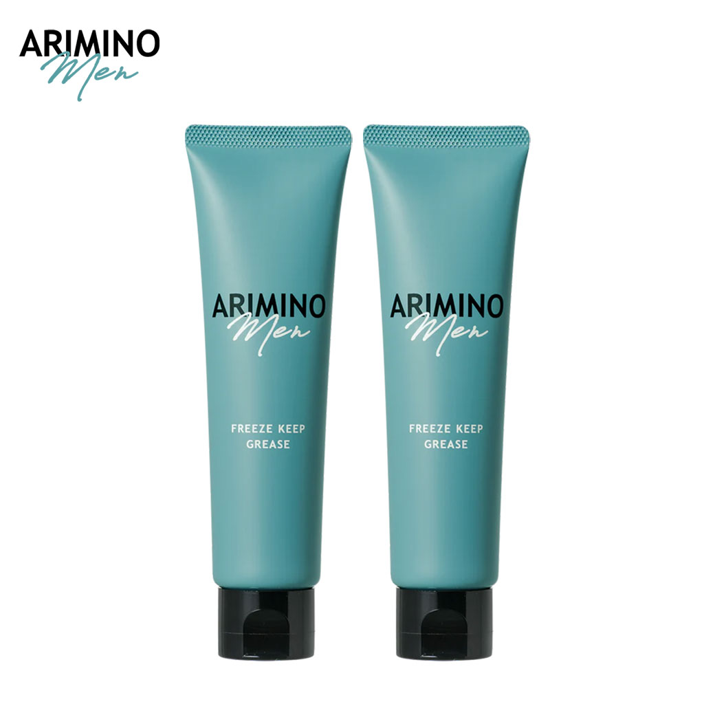 アリミノメン フリーズキープ グリース 100g ×2 セット 正規品 ヘアワックス レディース メンズ スタイリング 美容室専売 サロン専売品 匂い 洗い流す 洗い流さない