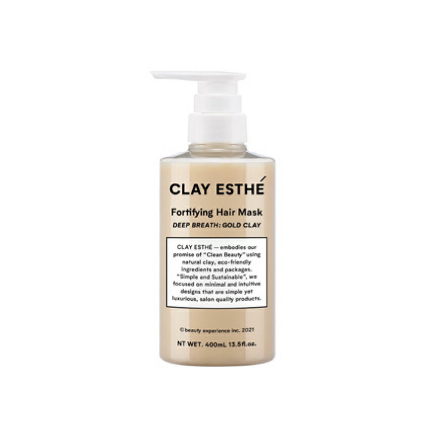 【最大3900円OFF】フォーティファイング ゴールドクレイマスク400ml｜CLAY ESTHE クレイエステ