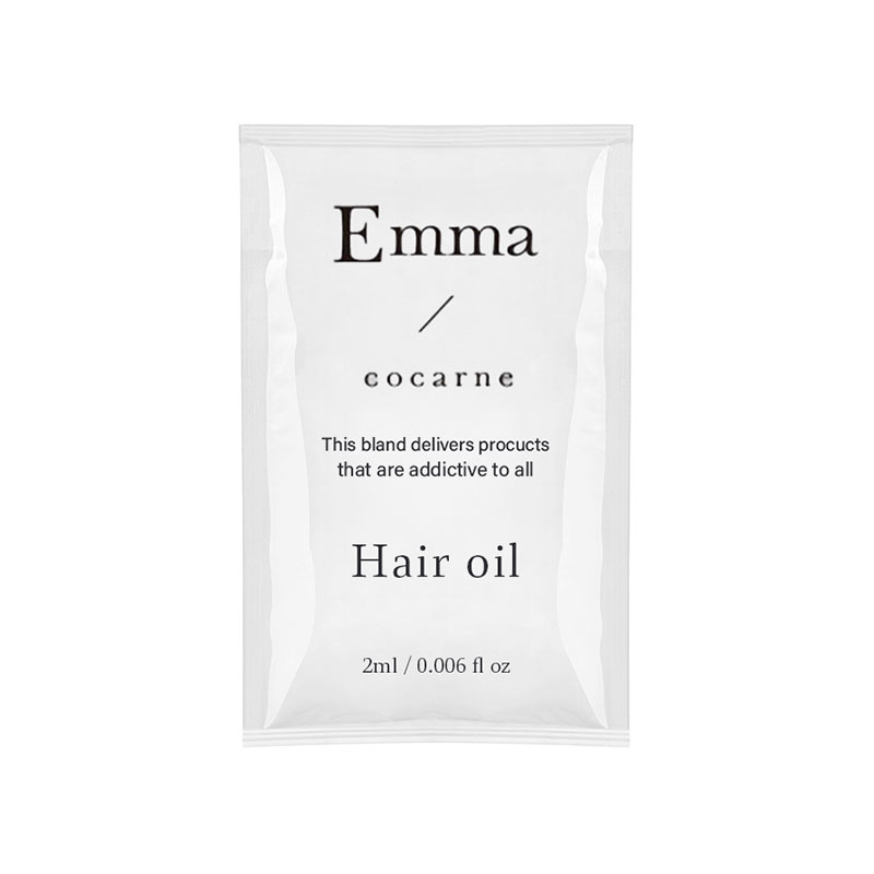 エマコッカーナヘアオイル サッシェ 2mL Emma Cocarne お試しサイズ 洗い流さないトリートメント アウトバストリートメント ギフト 美容室 サロン専売品 しっとりサラサラ ダメージケア スタイリング 高保湿