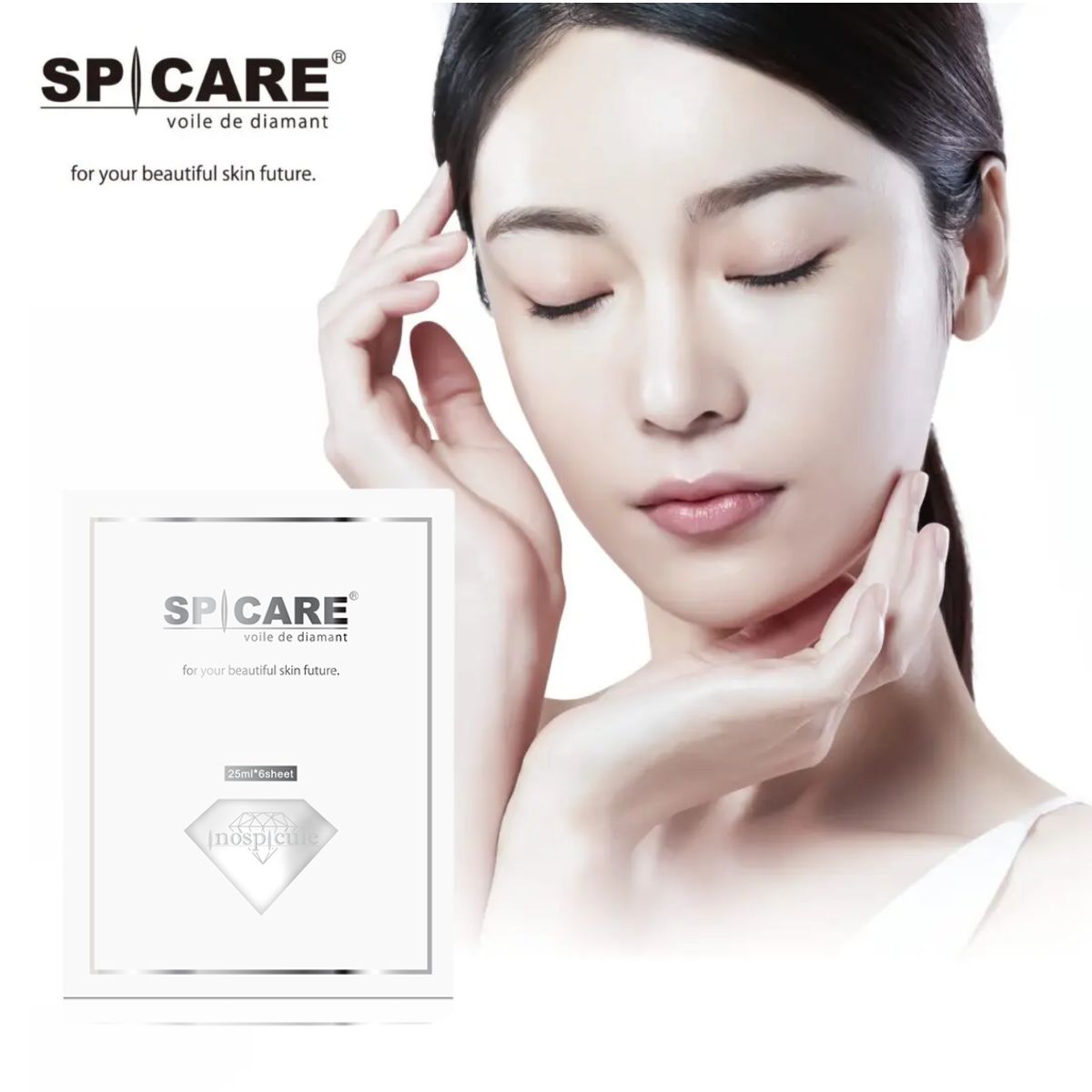 樂天商城 - 【正規販売店｜送料無料】スピケア V3 ヴェールドダイアモンドマスク 25ml×6枚｜SPICARE