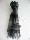 【SALE】TWEEDMILL ツイードミル LambsWool Scarf with Rolling fringe gry buchanan