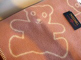 【SALE】TWEEDMILL ツイードミル Pure New Wool Childrens Blanket *dusky pink*