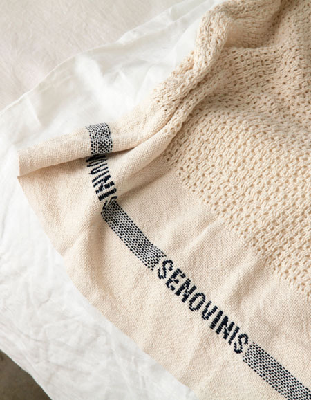 fog linen work LHE313-NBL コットンブランケット