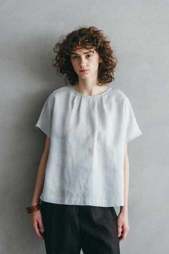 fog linen work LWA807-533 ヘルミ トップ *ピジョン* fog linen work LWA807-533 ヘルミ トップ *ピジョン*