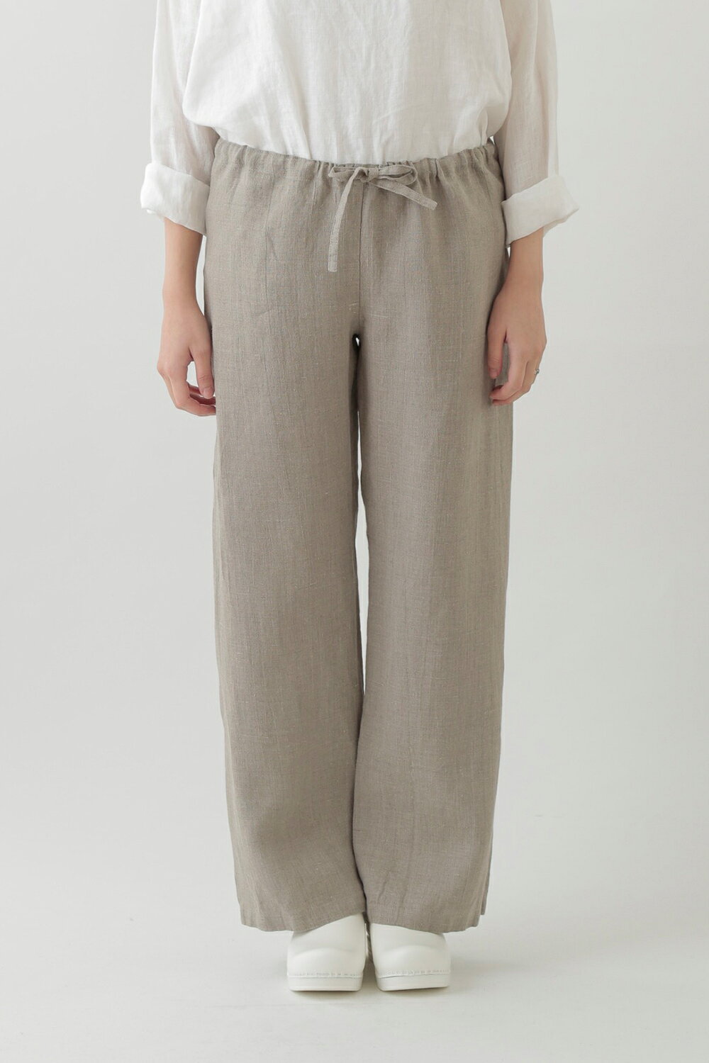 Rakuten - fog linen work LWW119-N オワーズ　リネンパンツ　 *ナチュラル*