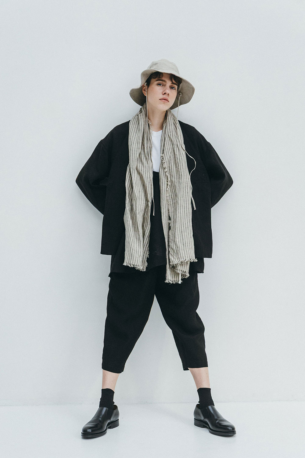 fog linen work LWC021-17 アイラ パンツ *ブラック*
