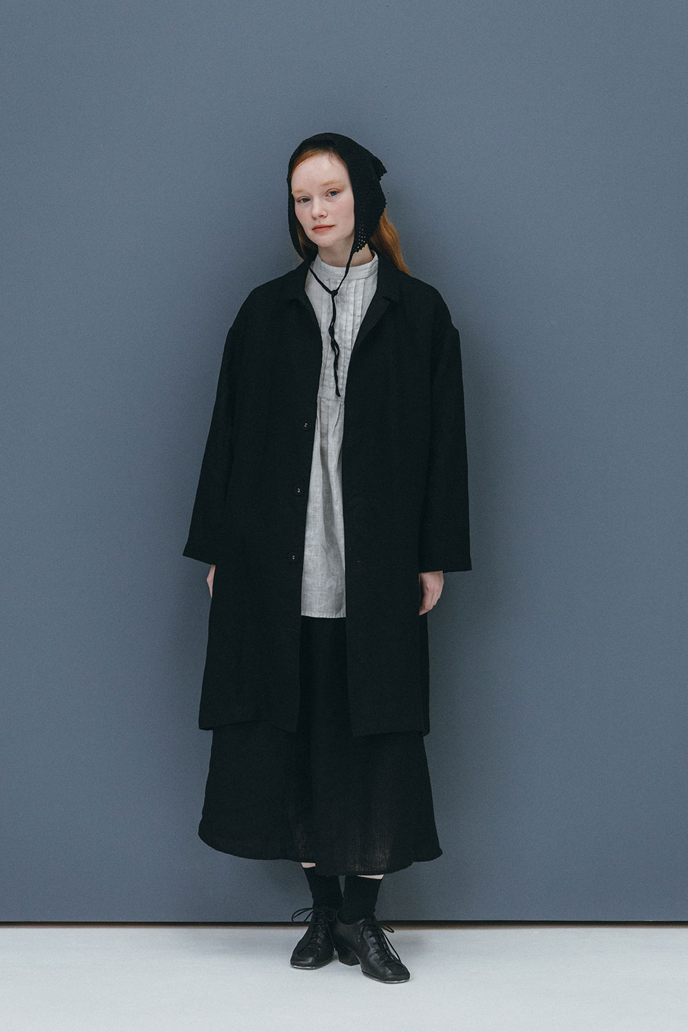 Rakuten - fog linen work LWC037-17 ジョセフィーヌ　コート *ブラック*