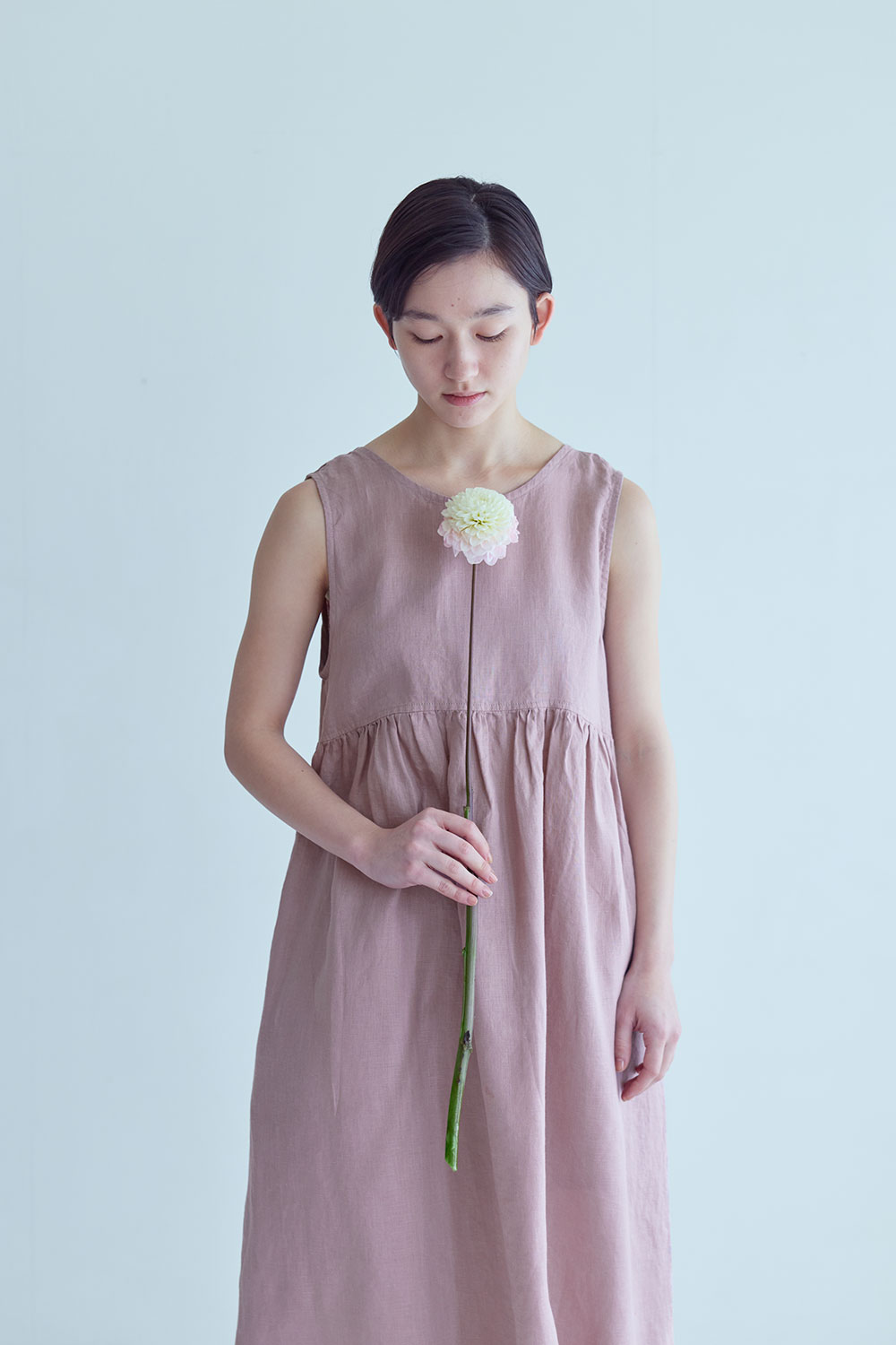 fog linen work LWC041-2067 ノーラ　ワンピース *ローズ*