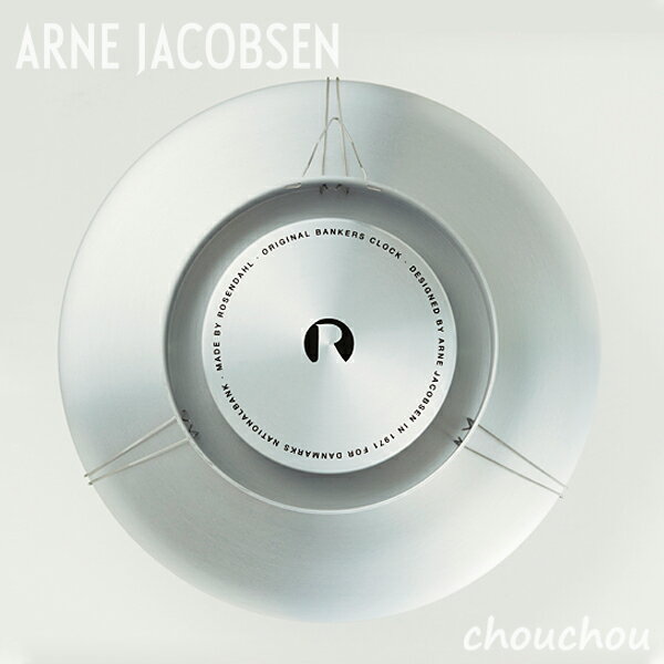 《全2色》ARNE JACOBSEN Wall Clock 480mm BANKERS／ROMAN ウォールクロック 【アルネ・ヤコブセン デザイン雑貨 壁掛け時計 デンマーク 北欧 壁掛時計】