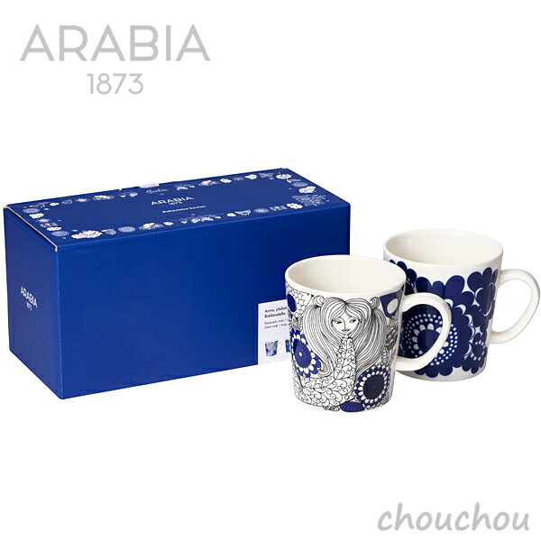 イッタラ 雑貨 ARABIA ギフトセット マグカップ 300ml ペアセット エステリ＆パストラーリ Esteri Pastoraali【アラビア社 iittala イッタラ デザイン雑貨 キッチン雑貨 台所 北欧 フィンランド 食器 お祝い プレゼント ティータイム コーヒーカップ エステリ・トムラ マグペアセット】