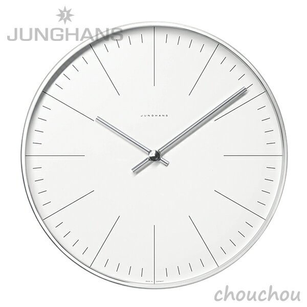 楽天chouchou《全2種》JUNGHANS Max Bill wall clock 30cm 【ユンハンス マックス・ビル ユングハンス 壁掛け時計 掛け時計 デザイン雑貨 インテリア ウォールクロック シンプル 数字 ライン number/line】