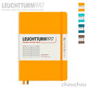 《全4色》LEUCHTTURM1917 A5ミディアム 横罫 ライジングカラー ハードカバーノート 【ロイヒトトゥルム 手帳 メモ帳 日記 記録 ドイツ 通勤 通学 出張 レフィル ステーショナリー 文房具 万年筆 Rising colours】