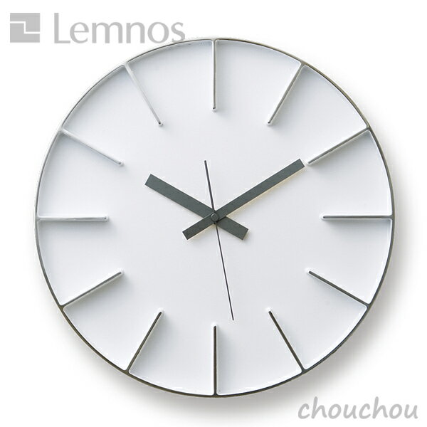 《全3色》lemnos エッジクロック（Lサイズ） -AZ-0015- 掛け時計 Edge Clock 【タカタレムノス デザイン雑貨 掛け時計 クロック シンプル インテリア 壁時計 ウォールクロック 北欧】