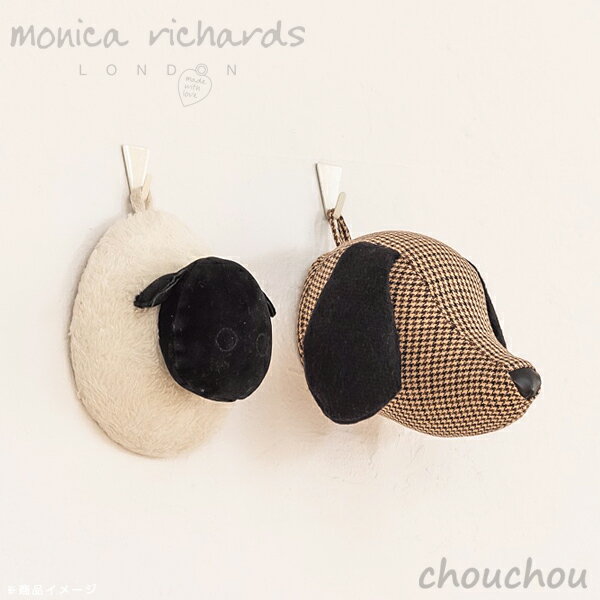 《全7色》monica richards LONDON ミニヘッドフック Mini Head Hook 【モニカリチャード ロンドン インテリア雑貨 イギリス 英国 アニマル ドア 壁面 ステーショナリー ギフト プレゼント 贈り…