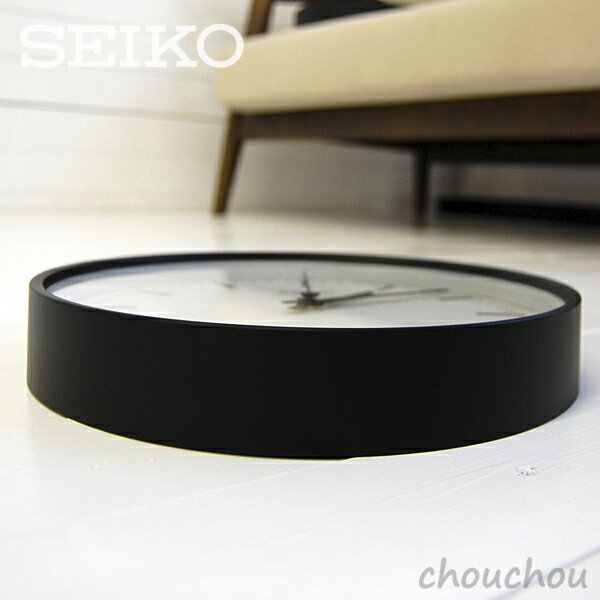 《全2色》SEIKO clock STANDARD M 26.5cm スタンダード KX309 【セイコー 壁掛け時計 掛け時計 深澤直人 デザイン雑貨 インテリア 電波時計 ウォールクロック シンプル】 [2]