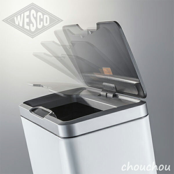 《全2色》Wesco センサーダストビン 20L×2 i.MASTER DOUBLE 【ウェスコ デザイン雑貨 ドイツ ゴミ箱 店舗 ダストボックス トラッシュカン くずかご 屑入れ ダストBOX】 [2]