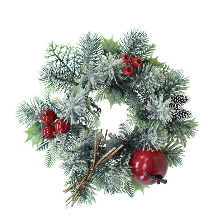 アップルコーンリース花材アレンジ材...