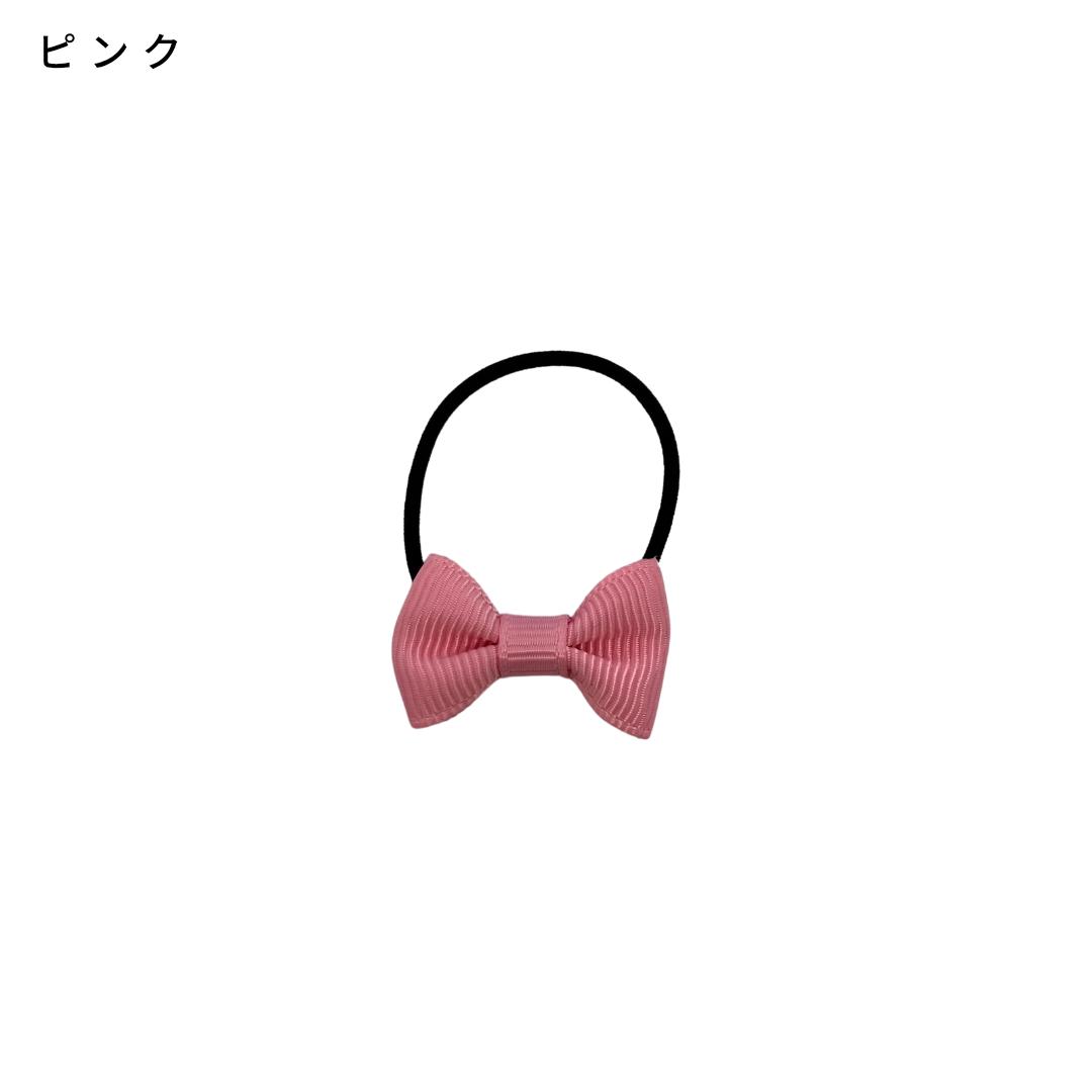 【ミニ リボン ゴム 1本】小さい かわいい フォーマル ミニゴム チェック柄 ピンク ホワイト サックス ネイビー ブルー ブラック 発表会 おしゃれ 幼稚園 保育園 通園 通学 お祝い 女の子 キッズ こども プレゼント