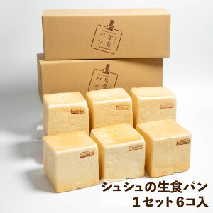 TVで紹介 ＼焼きたてを急速冷凍／ シュシュの生食パン 1セット6コ入 （0.5斤（9.5cm×9.5cm）×6コ） 冷凍 食パン 生食パン パン 焼きたて 美味しい クール便 ギフト 贈り物 プレゼント 個包装 お土産 お取り寄せ お祝い 内祝い 人気商品 冷凍配送 大人気 お歳暮 御歳暮