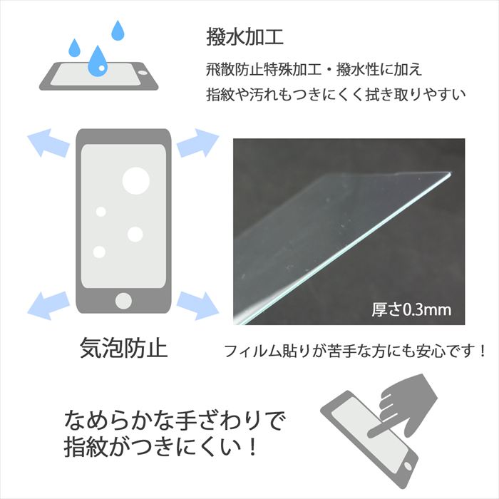 AndroidOneX5強化ガラス画面保護フィルムシール液晶保護フィルム液晶硬度9Hスクリーンガード透明保護ガラスフィルムAndroidOneX5