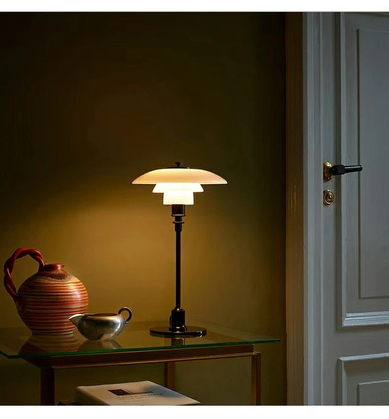 北欧照明 ポールヘニングセン PH3/2 テーブルライト ブラック 間接照明 デスクラン...