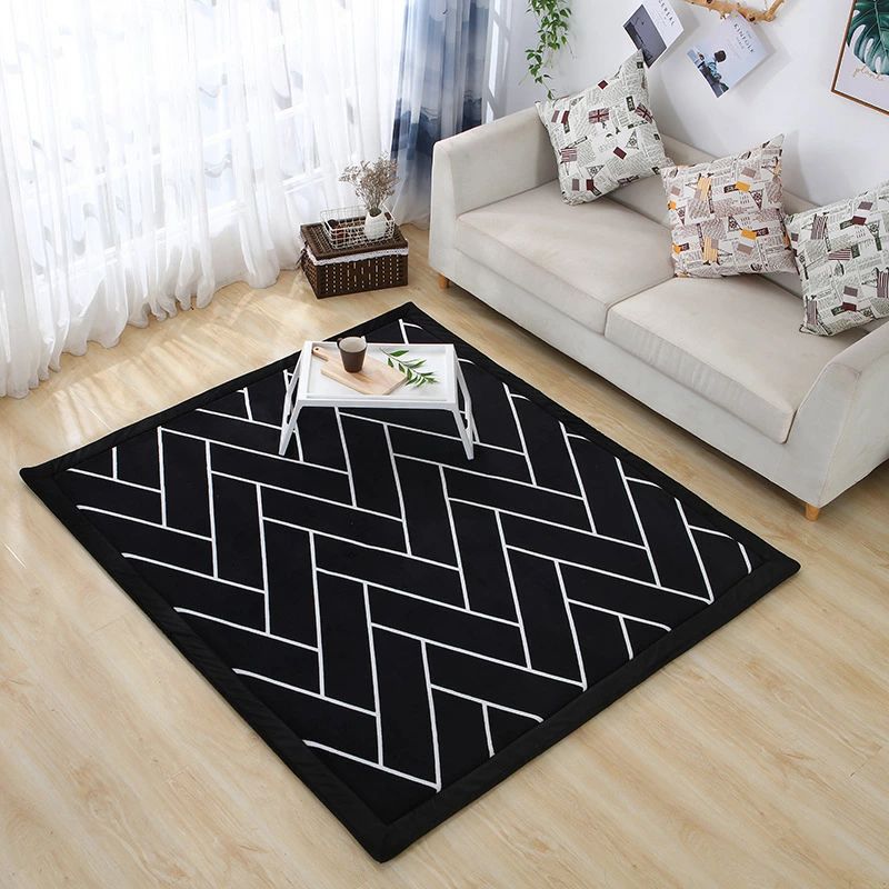 7つのスタイル 厚くするプはっ水 子供の漫画のパターン ラグ洗えるカーペット 低反発 厚手リビング ラ..