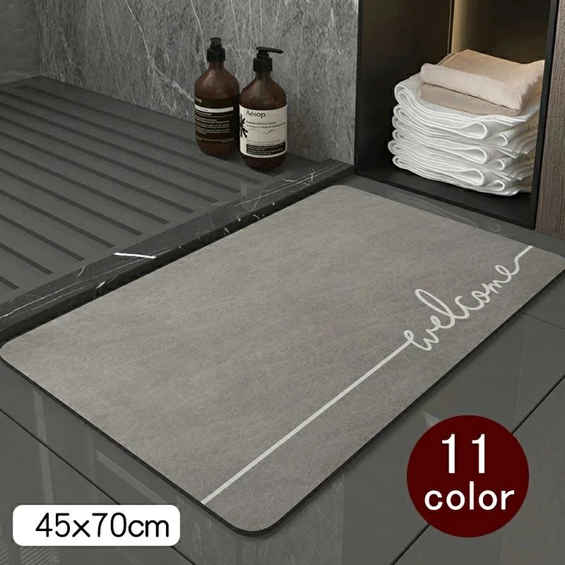 【期間限定価格】バスマット 珪藻土 珪藻土マットノンアスベスト 珪藻土バスマット 柔らか 珪藻土バス..
