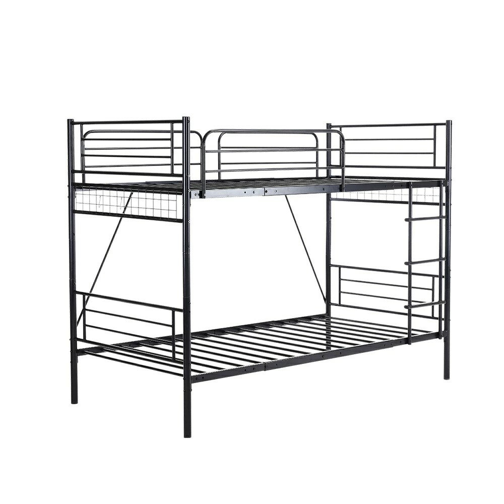 二段ベッド 大人用 分別可能 2段ベッド シングル パイプベッド 二段ベッド ロータイプ 二段ベッド コンパクト 子供ベッド スチール 耐震 ベッド シングル 2段ベット 頑丈 ベッドフレーム 社員寮 学生寮 施設用 勤務用 一人暮らし